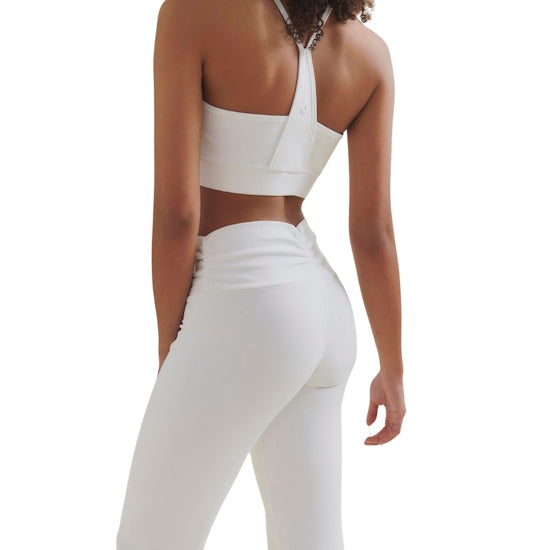 Yoga Hose Bio-Baumwolle Wellicious Weiss