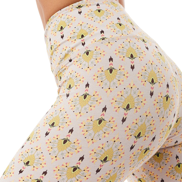 Yoga Leggings  aus Lyocell &amp; Bio-Baumwolle  mit orientalischem Print
