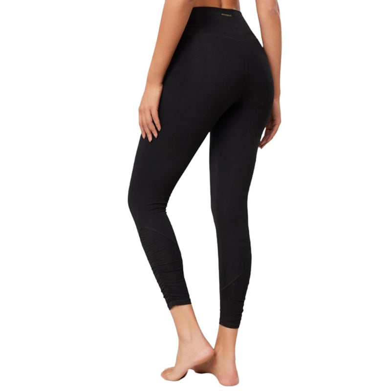 Yoga-Leggings von Mandala aus Lyocell und Biobaumwolle Schwarz